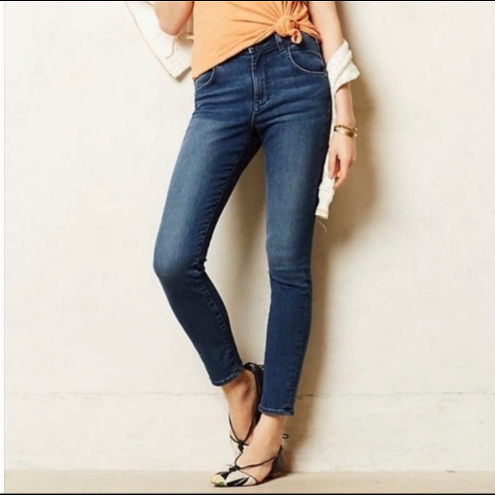 Anthropologie Pilcro Superscript high rise skinny